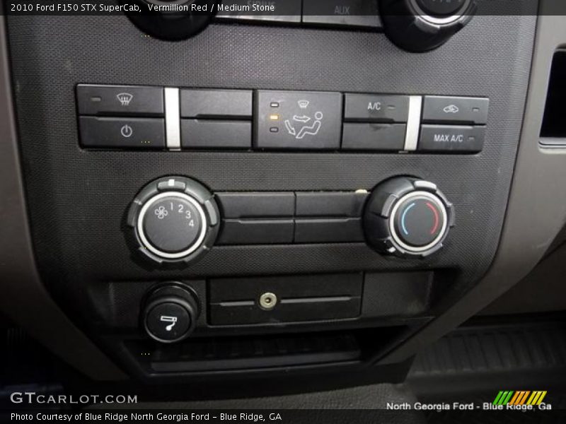 Vermillion Red / Medium Stone 2010 Ford F150 STX SuperCab