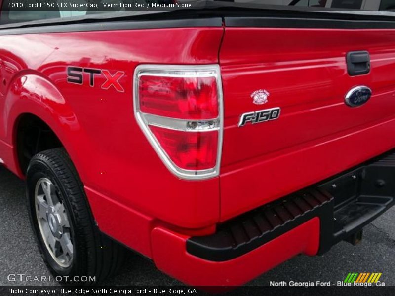 Vermillion Red / Medium Stone 2010 Ford F150 STX SuperCab