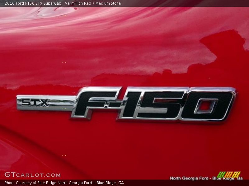 Vermillion Red / Medium Stone 2010 Ford F150 STX SuperCab