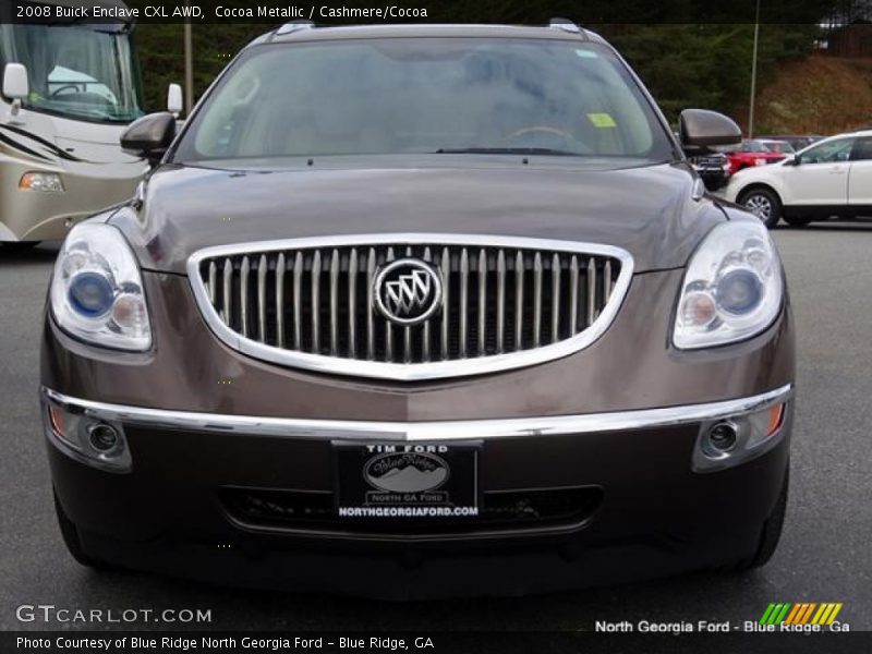 Cocoa Metallic / Cashmere/Cocoa 2008 Buick Enclave CXL AWD