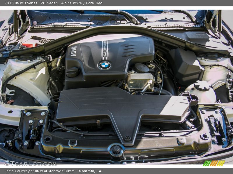  2016 3 Series 328i Sedan Engine - 2.0 Liter DI TwinPower Turbocharged DOHC 16-Valve VVT 4 Cylinder