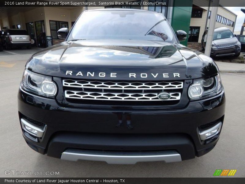 Santorini Black Metallic / Ebony/Cirrus 2016 Land Rover Range Rover Sport Supercharged