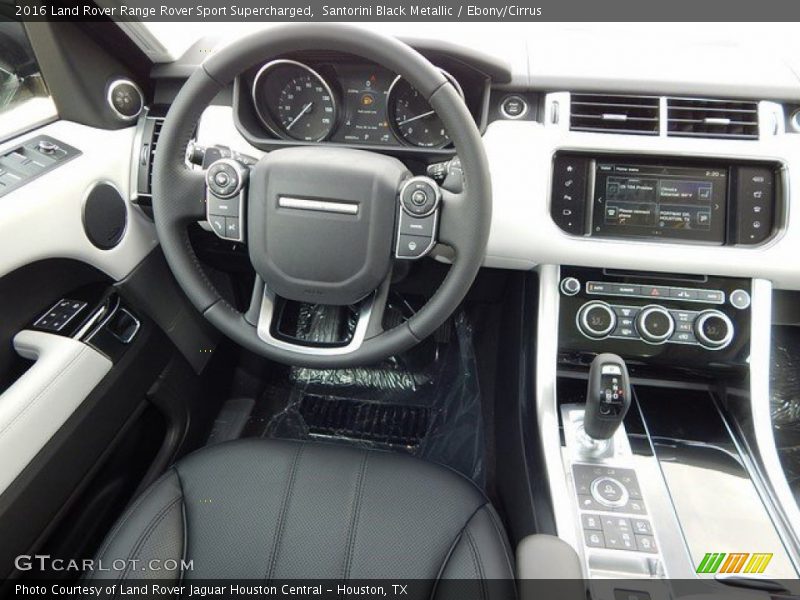 Santorini Black Metallic / Ebony/Cirrus 2016 Land Rover Range Rover Sport Supercharged