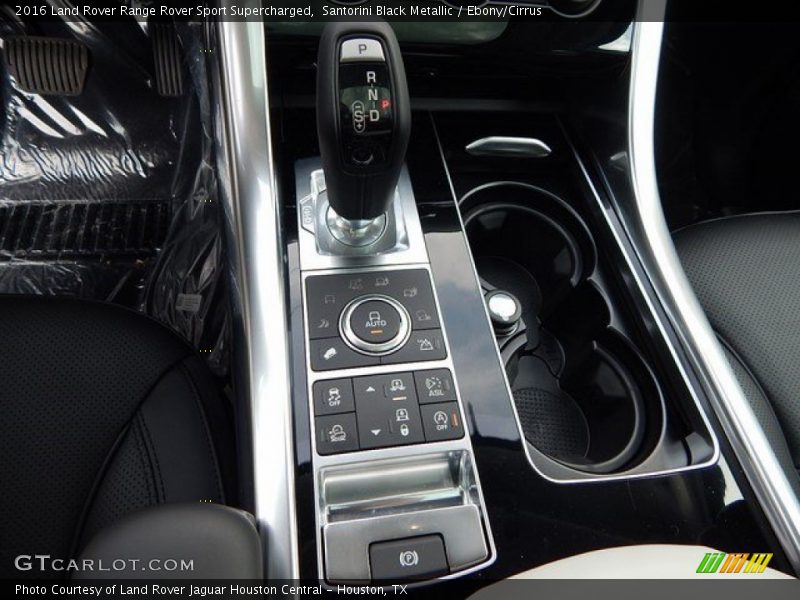 Santorini Black Metallic / Ebony/Cirrus 2016 Land Rover Range Rover Sport Supercharged