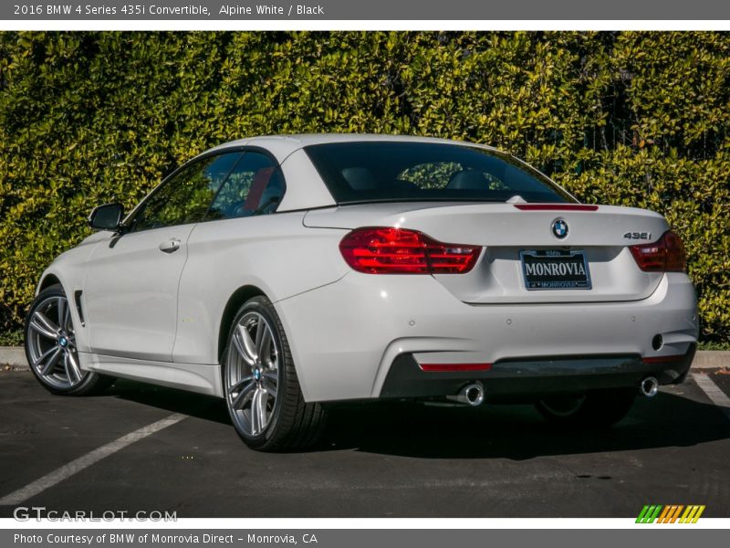 Alpine White / Black 2016 BMW 4 Series 435i Convertible