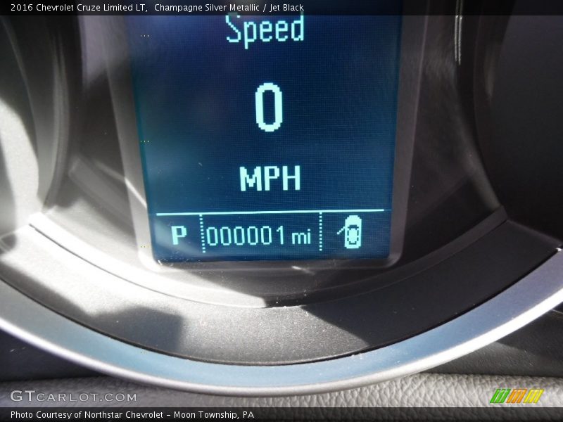 Champagne Silver Metallic / Jet Black 2016 Chevrolet Cruze Limited LT