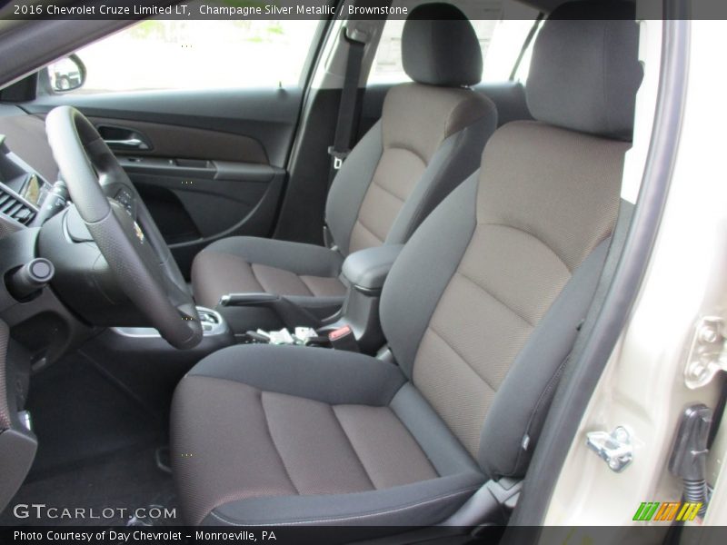 Champagne Silver Metallic / Brownstone 2016 Chevrolet Cruze Limited LT