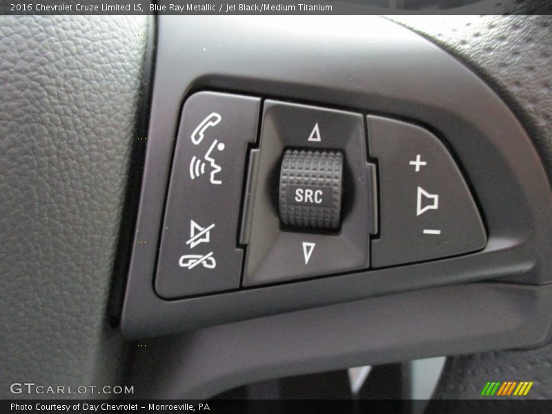 Blue Ray Metallic / Jet Black/Medium Titanium 2016 Chevrolet Cruze Limited LS