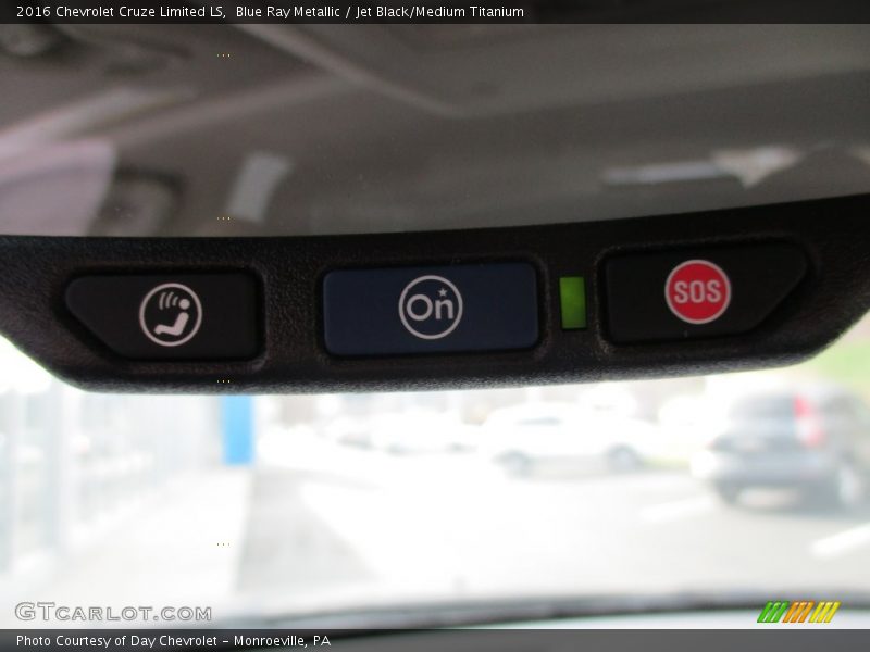 Blue Ray Metallic / Jet Black/Medium Titanium 2016 Chevrolet Cruze Limited LS