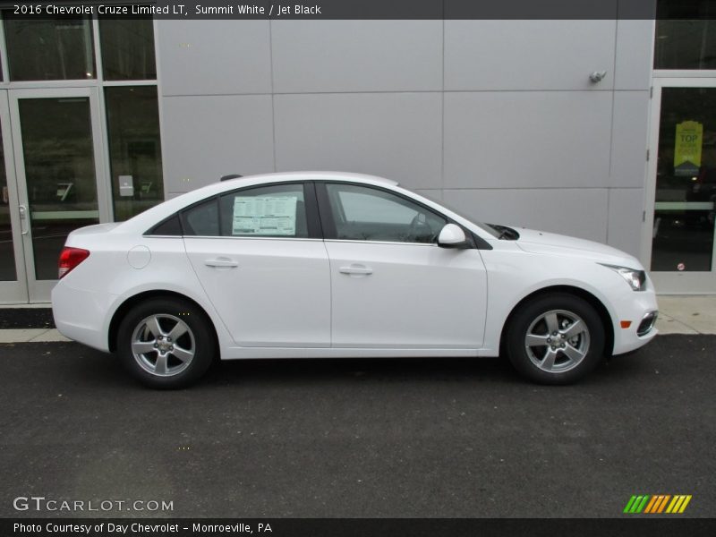 Summit White / Jet Black 2016 Chevrolet Cruze Limited LT