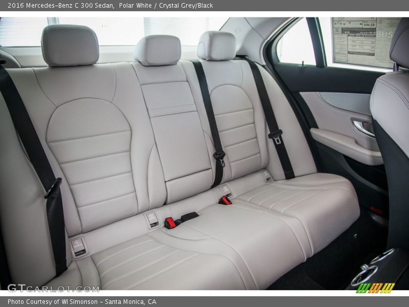 Polar White / Crystal Grey/Black 2016 Mercedes-Benz C 300 Sedan