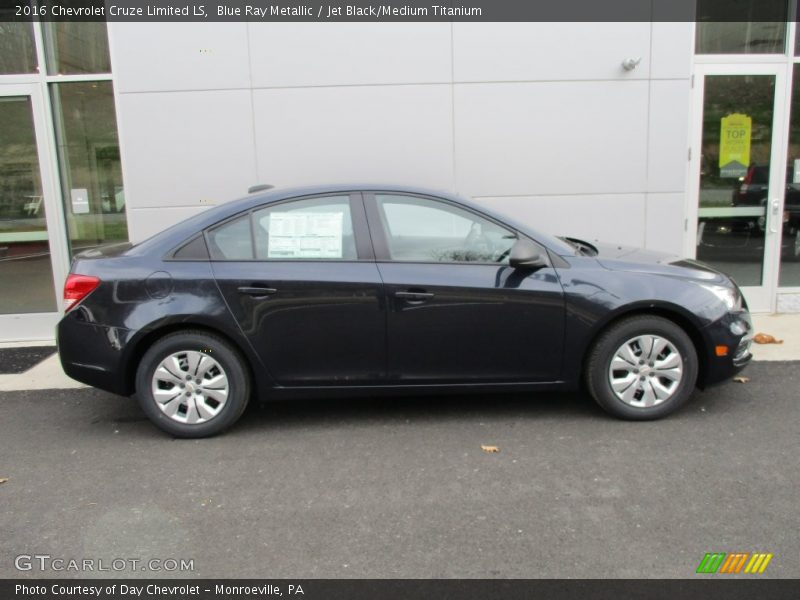 Blue Ray Metallic / Jet Black/Medium Titanium 2016 Chevrolet Cruze Limited LS