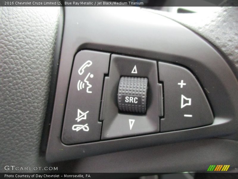 Blue Ray Metallic / Jet Black/Medium Titanium 2016 Chevrolet Cruze Limited LS
