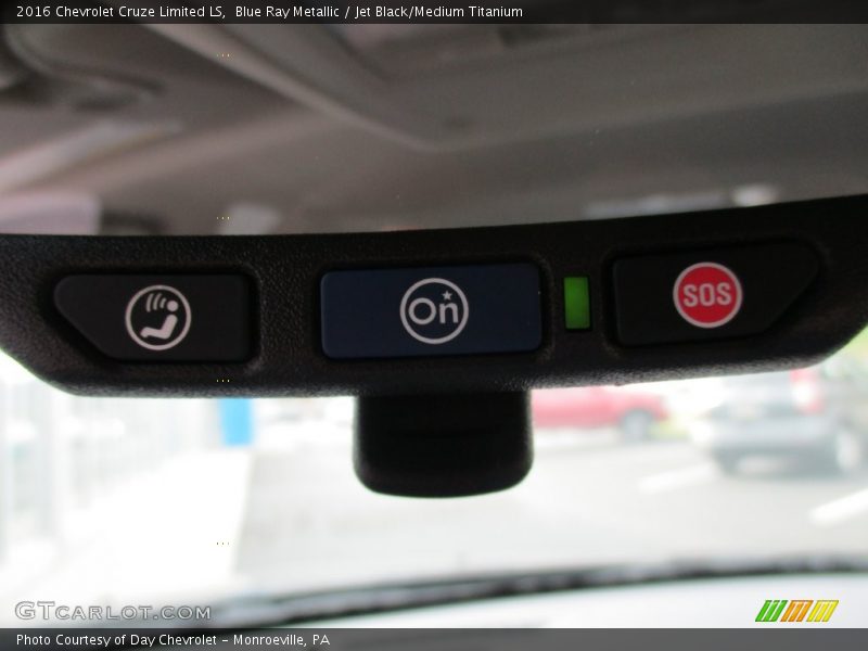 Blue Ray Metallic / Jet Black/Medium Titanium 2016 Chevrolet Cruze Limited LS