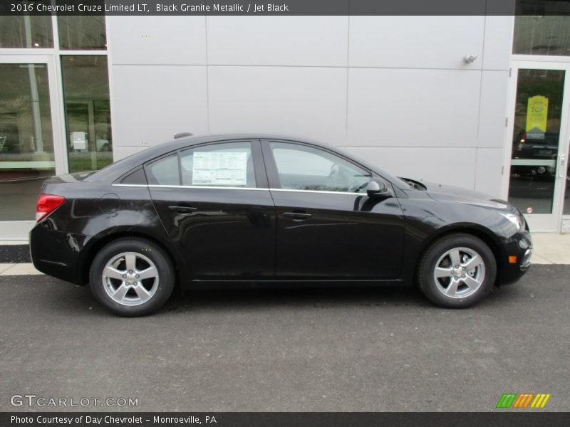 Black Granite Metallic / Jet Black 2016 Chevrolet Cruze Limited LT