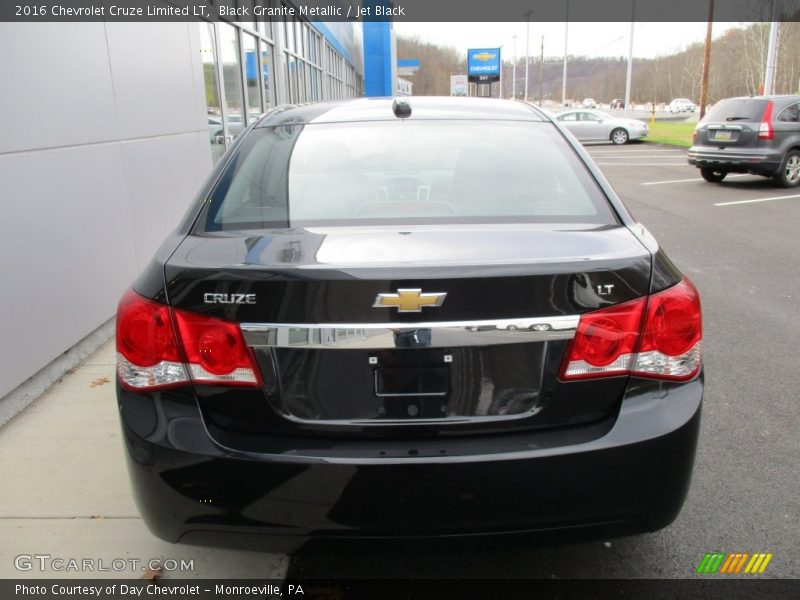 Black Granite Metallic / Jet Black 2016 Chevrolet Cruze Limited LT