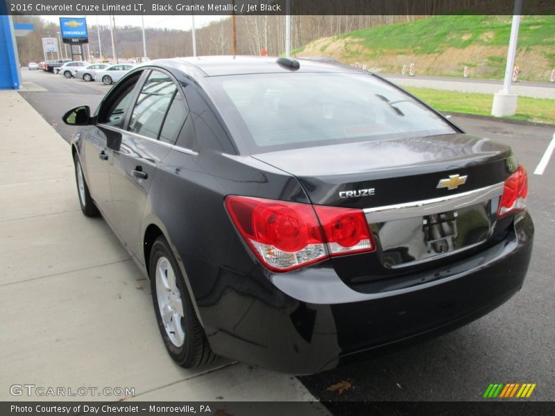 Black Granite Metallic / Jet Black 2016 Chevrolet Cruze Limited LT