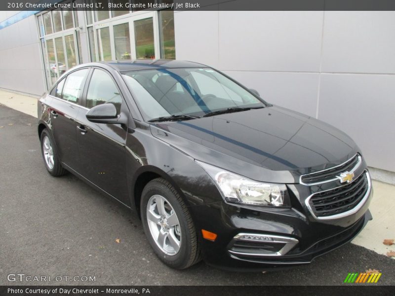 Black Granite Metallic / Jet Black 2016 Chevrolet Cruze Limited LT