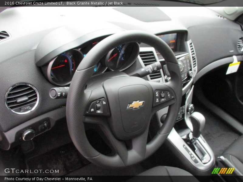 Black Granite Metallic / Jet Black 2016 Chevrolet Cruze Limited LT