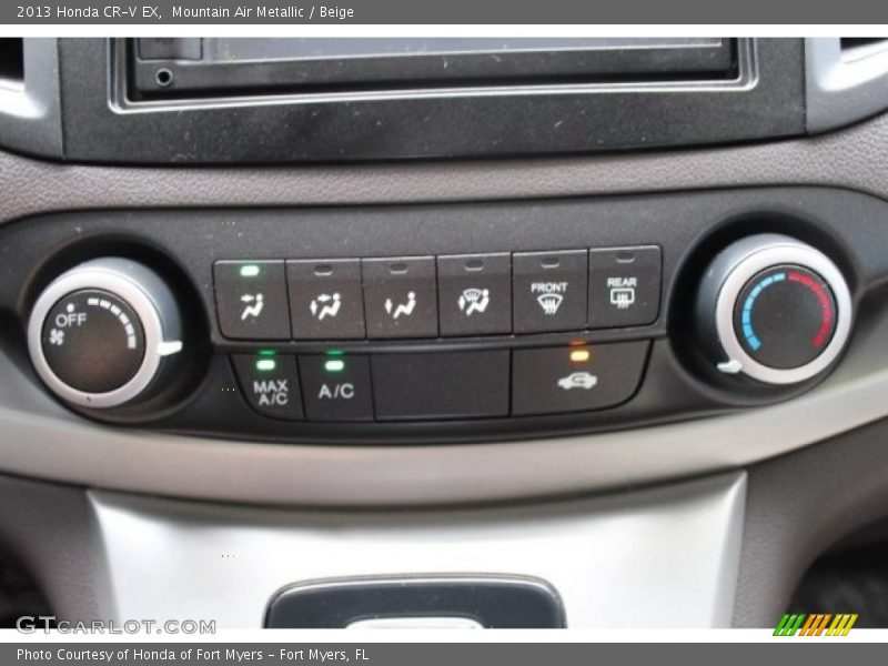Mountain Air Metallic / Beige 2013 Honda CR-V EX