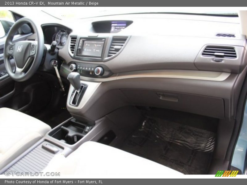 Mountain Air Metallic / Beige 2013 Honda CR-V EX