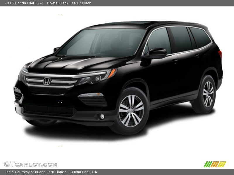 Crystal Black Pearl / Black 2016 Honda Pilot EX-L