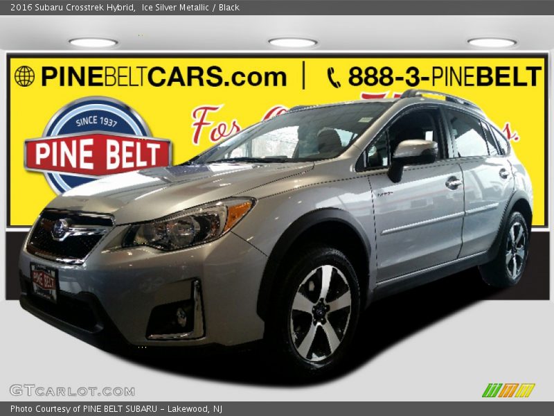 Ice Silver Metallic / Black 2016 Subaru Crosstrek Hybrid