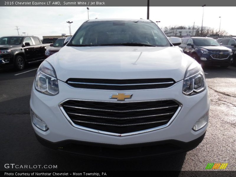 Summit White / Jet Black 2016 Chevrolet Equinox LT AWD