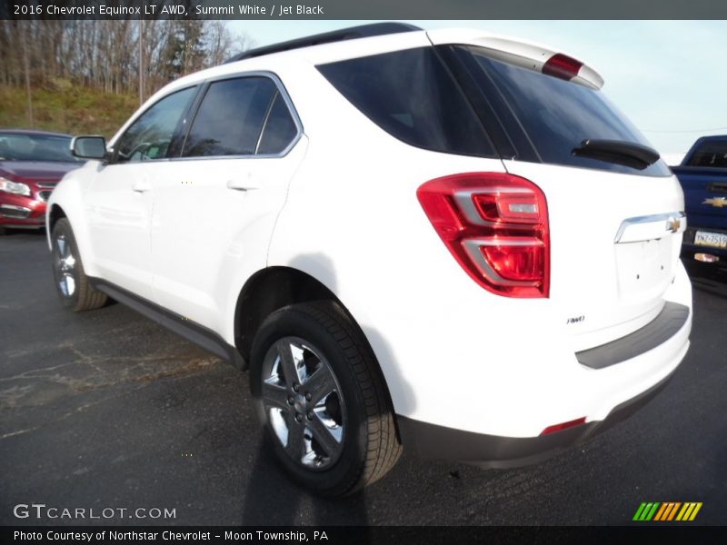 Summit White / Jet Black 2016 Chevrolet Equinox LT AWD