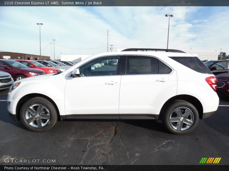 Summit White / Jet Black 2016 Chevrolet Equinox LT AWD
