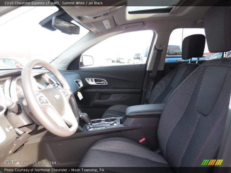 Summit White / Jet Black 2016 Chevrolet Equinox LT AWD