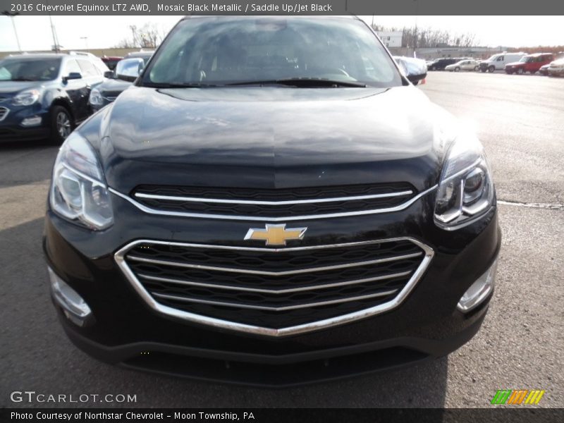Mosaic Black Metallic / Saddle Up/Jet Black 2016 Chevrolet Equinox LTZ AWD