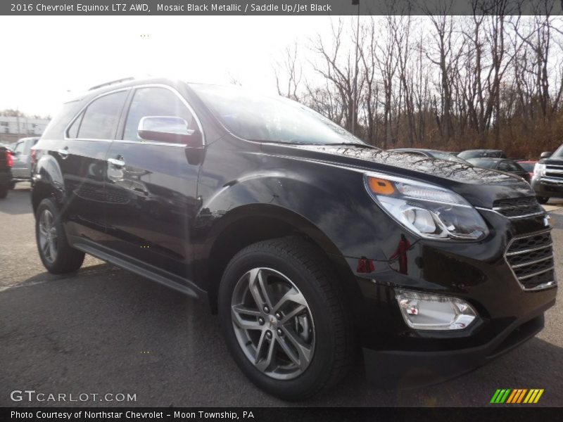 Mosaic Black Metallic / Saddle Up/Jet Black 2016 Chevrolet Equinox LTZ AWD