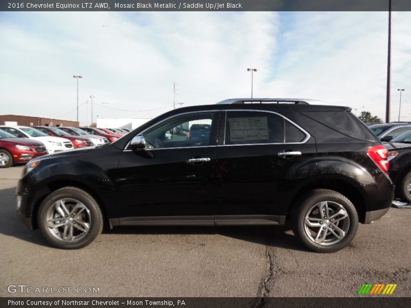 Mosaic Black Metallic / Saddle Up/Jet Black 2016 Chevrolet Equinox LTZ AWD