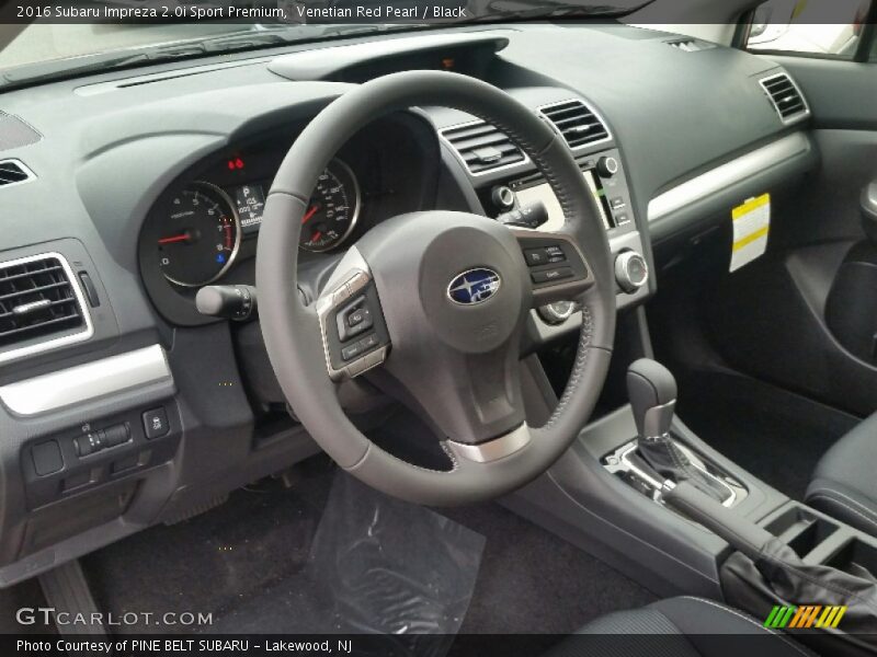 Black Interior - 2016 Impreza 2.0i Sport Premium 