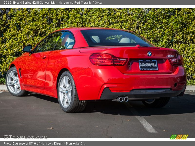 Melbourne Red Metallic / Oyster 2016 BMW 4 Series 428i Convertible