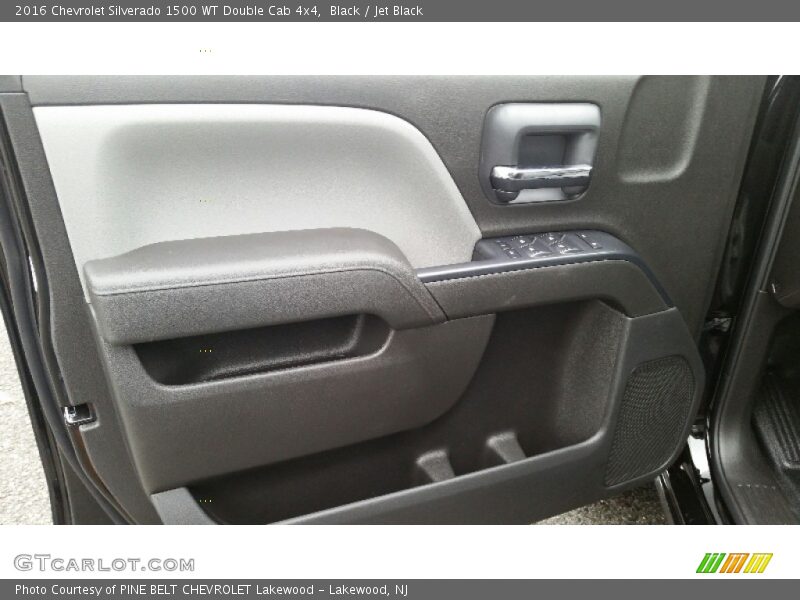 Black / Jet Black 2016 Chevrolet Silverado 1500 WT Double Cab 4x4