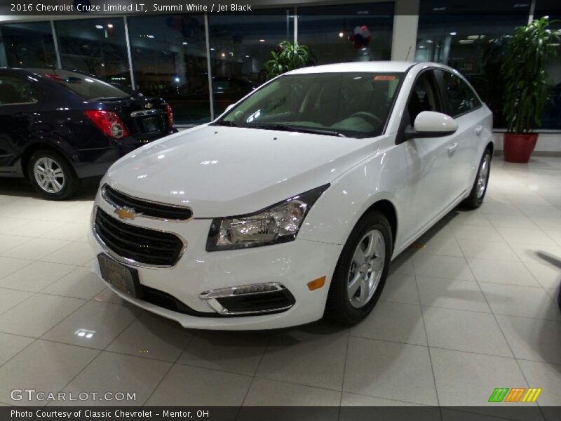 Summit White / Jet Black 2016 Chevrolet Cruze Limited LT