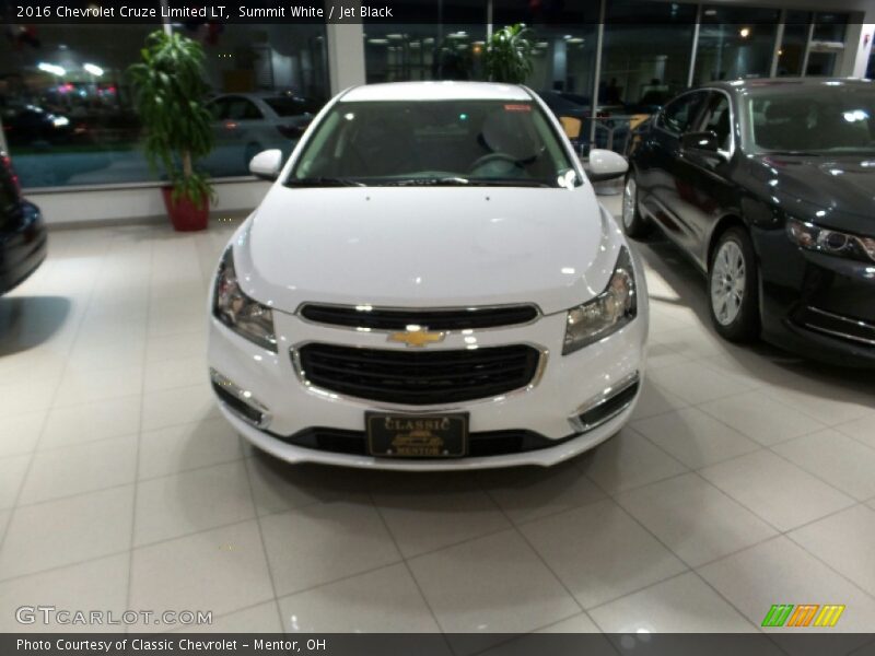 Summit White / Jet Black 2016 Chevrolet Cruze Limited LT