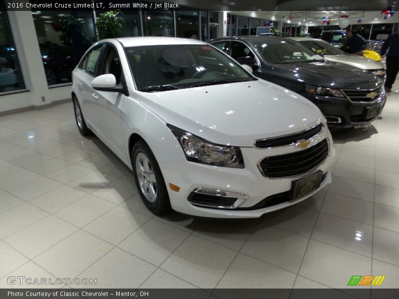 Summit White / Jet Black 2016 Chevrolet Cruze Limited LT