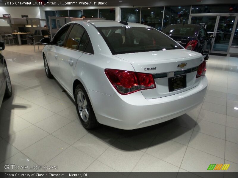 Summit White / Jet Black 2016 Chevrolet Cruze Limited LT