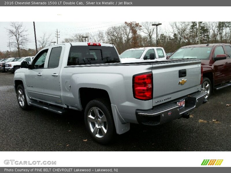 Silver Ice Metallic / Jet Black 2016 Chevrolet Silverado 1500 LT Double Cab