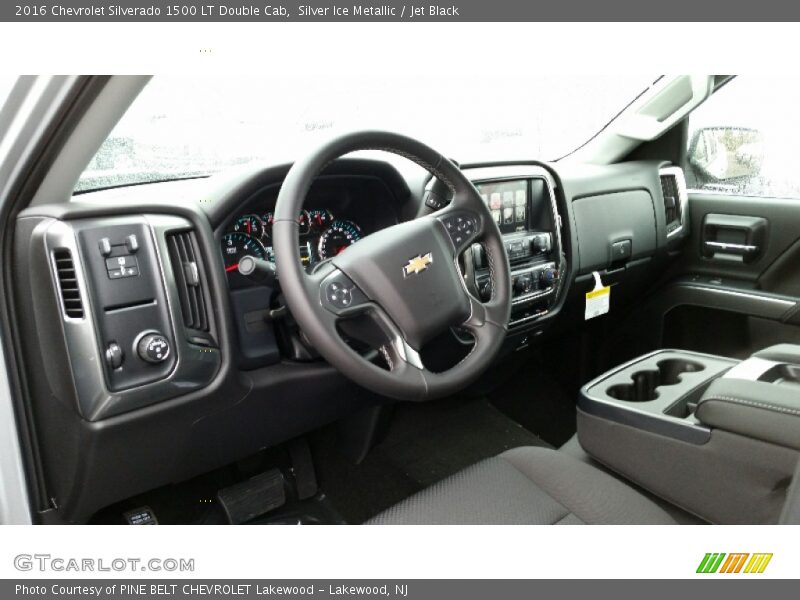 Silver Ice Metallic / Jet Black 2016 Chevrolet Silverado 1500 LT Double Cab