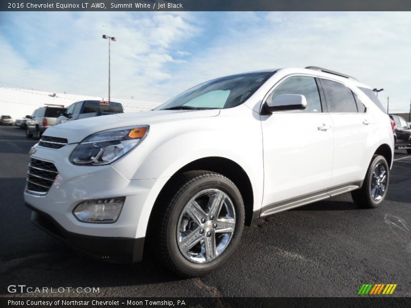 Summit White / Jet Black 2016 Chevrolet Equinox LT AWD