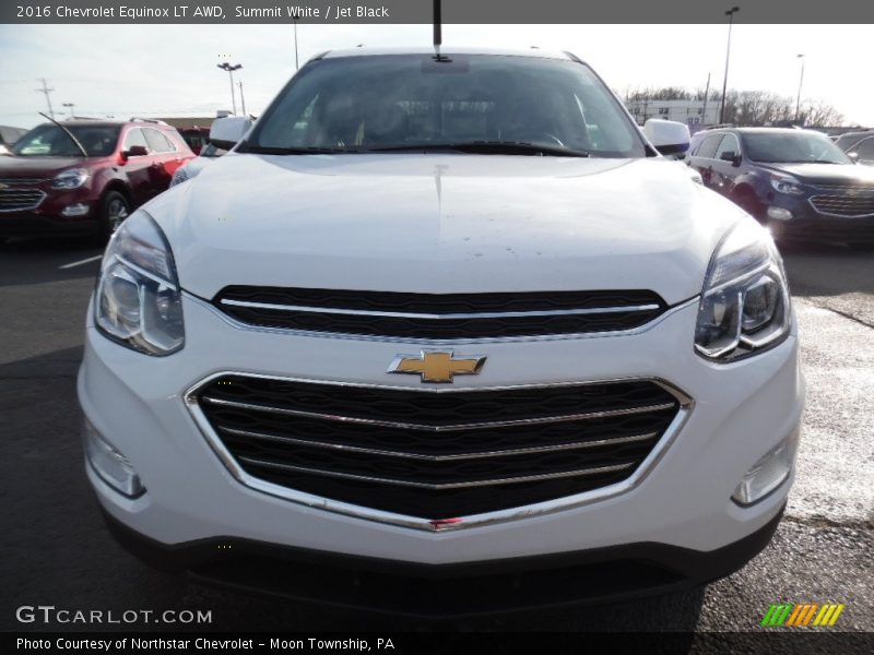 Summit White / Jet Black 2016 Chevrolet Equinox LT AWD