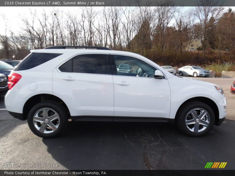 Summit White / Jet Black 2016 Chevrolet Equinox LT AWD