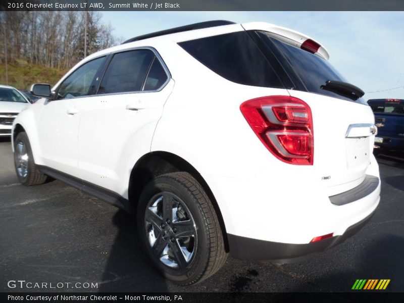 Summit White / Jet Black 2016 Chevrolet Equinox LT AWD
