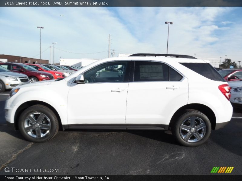 Summit White / Jet Black 2016 Chevrolet Equinox LT AWD