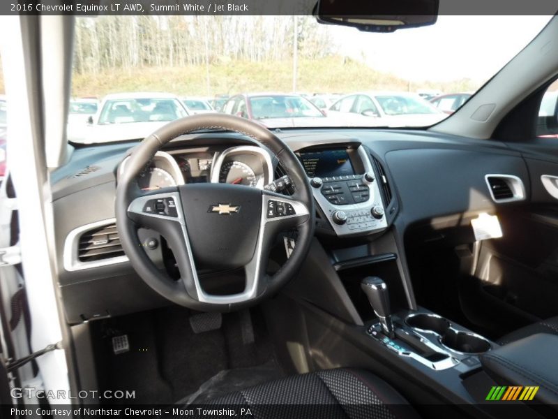 Summit White / Jet Black 2016 Chevrolet Equinox LT AWD