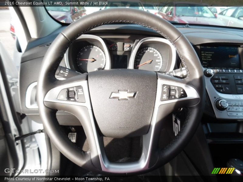 Summit White / Jet Black 2016 Chevrolet Equinox LT AWD